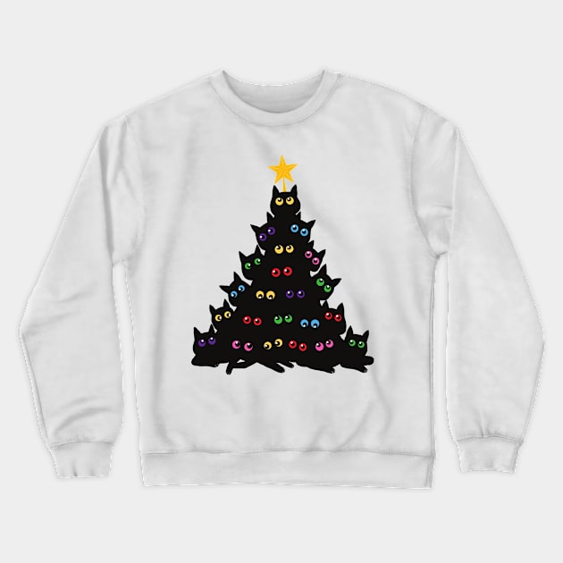 Cat Tree Crewneck Sweatshirt by Purrrfect Spot